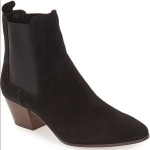 Sam Edelman Reesa Black Suede Boot NWT 8.5 Chelsea